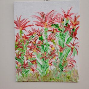Red Flower Abstract